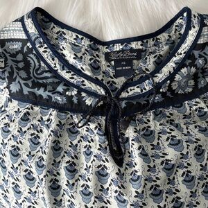 Lucky Brand FloralPeasant Top
